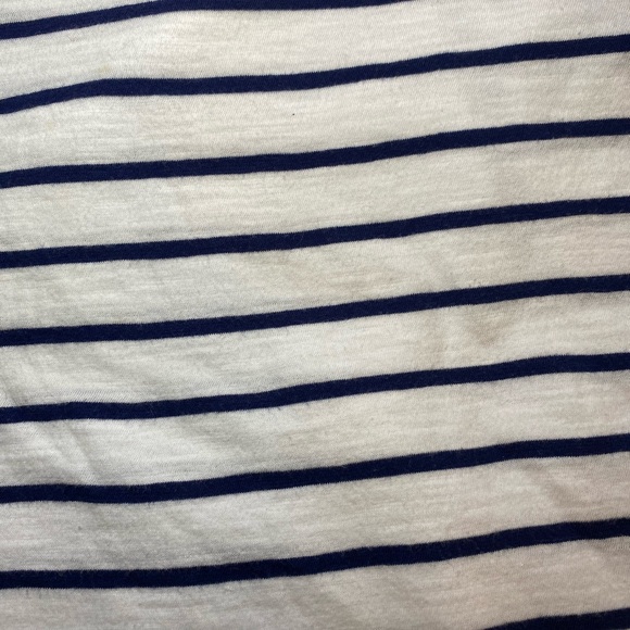 Vineyard Vines Women’s Med Short Sleeve Black Striped Surftee Tee Shirt - Picture 3 of 7